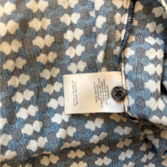 Maeve (Anthropologie) size 12 GUC Blue and White 3/4 Sleeve Crew Neck Dress - Picture 11 of 13